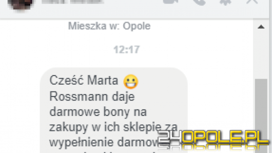 Dostałeś informację o bonie na zakupy do drogerii? To może być oszustwo!