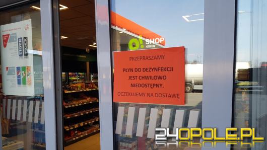 W Opolu ciężko kupić płyn do dezynfekcji rąk