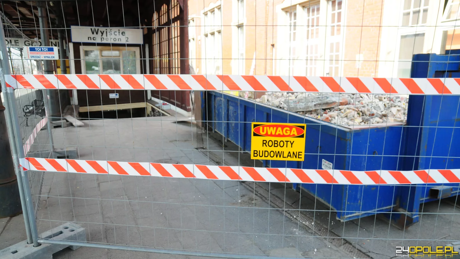 Ruszył remont opolskiego dworca - na początek tunel