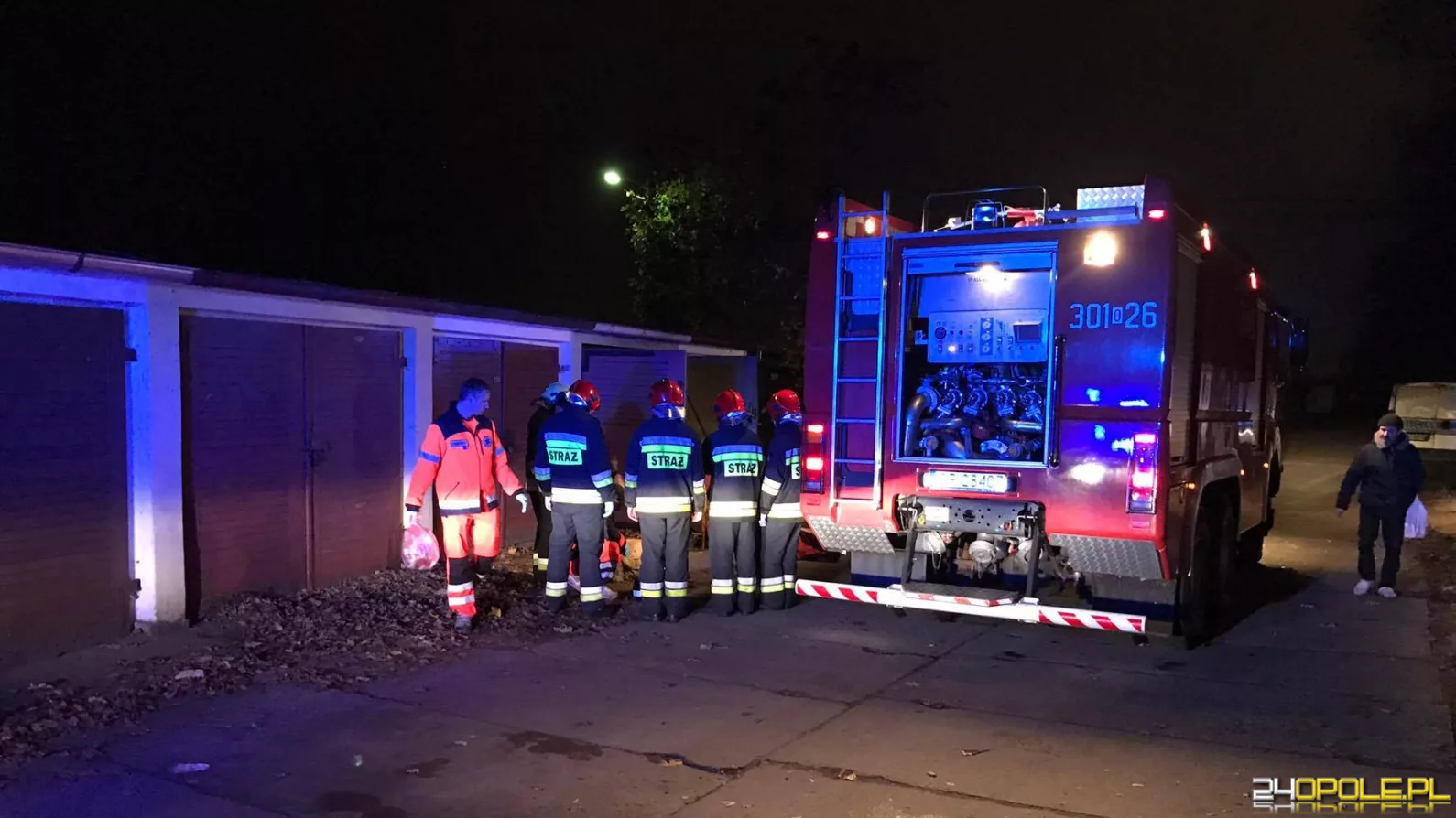 Starszy mężczyzna zginął w pożarze garażu