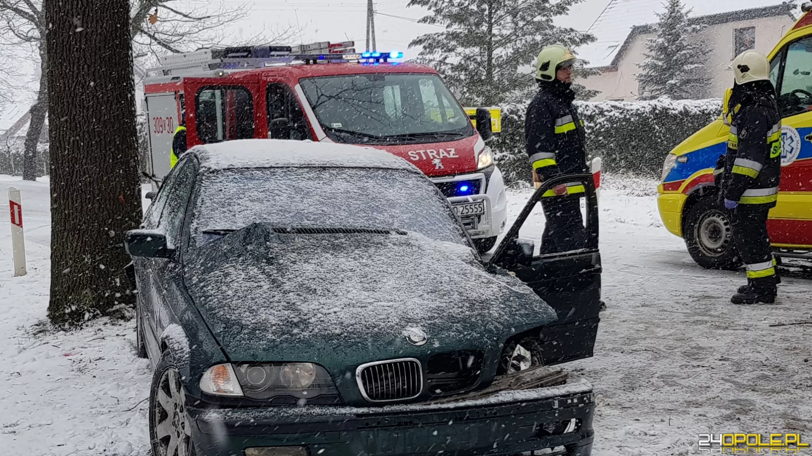 Złe warunki pogodowe, co chwila dochodzi do kolizji. Uważajmy na drogach!