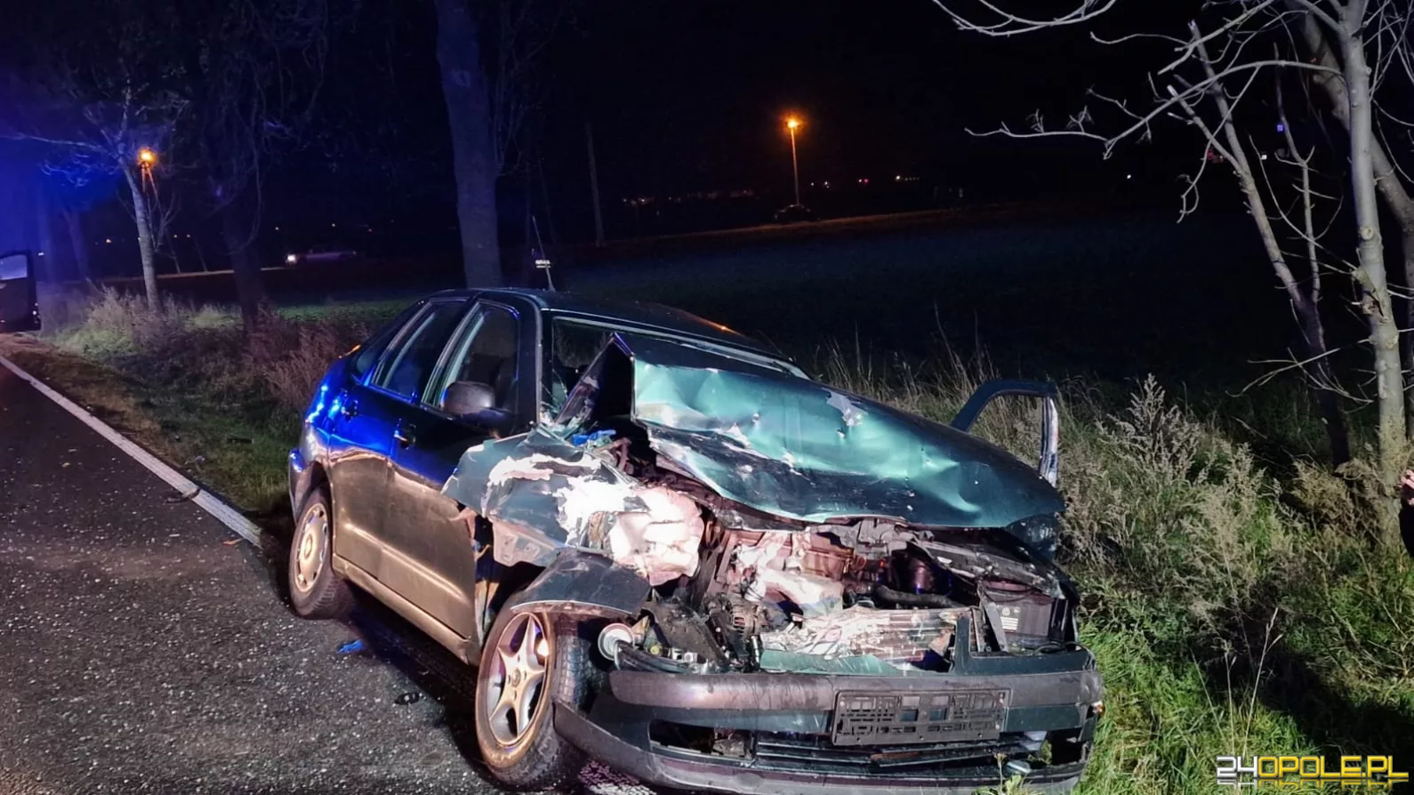Wypadek z udziałem ciężarówki i dwóch osobówek na trasie Stary Grodków -Chróścina