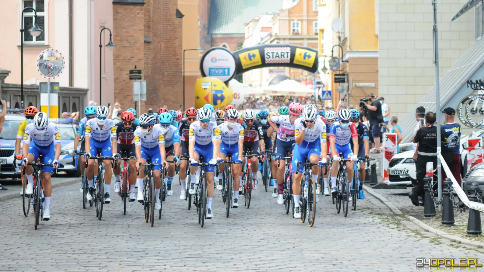 Meta Tour de Pologne na Ozimskiej w Opolu. Zmotoryzowani muszą odstawić samochody