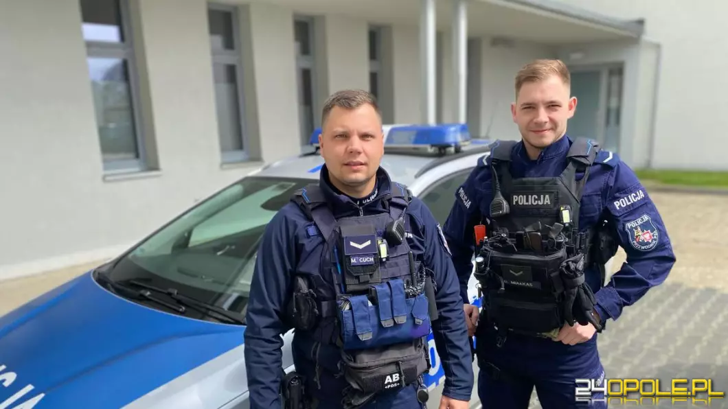 Policjanci zaopiekowali się niepełnosprawnym mężczyzną