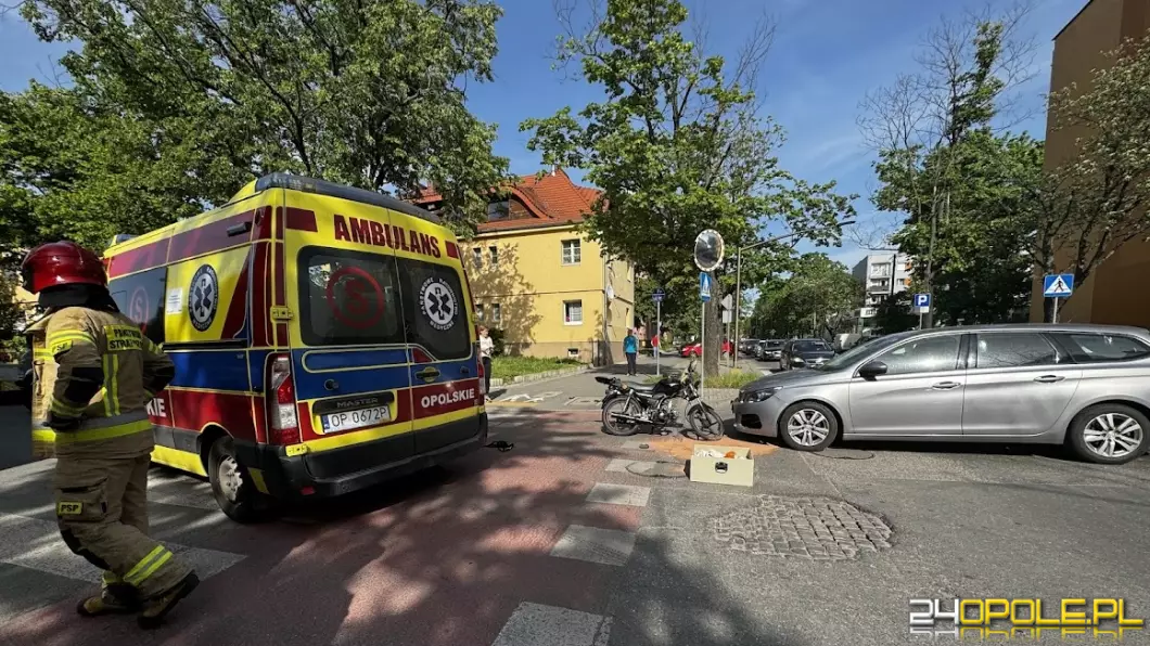Kolizja na skrzyżowaniu ulic 1-go Maja i Jakuba Kani