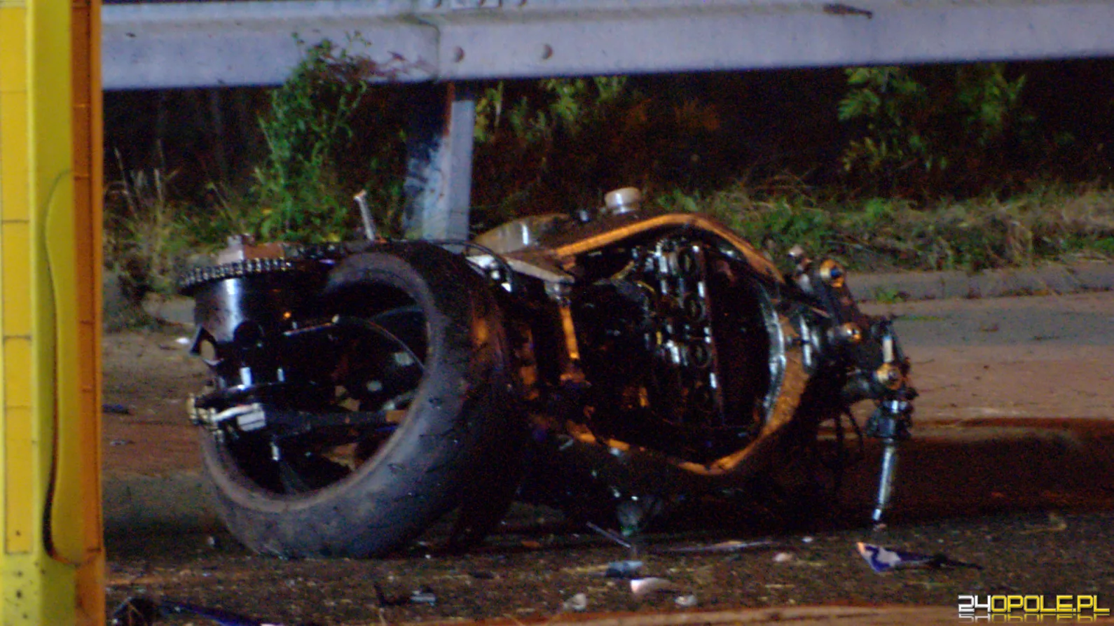 Śmiertelny wypadek motocyklisty na ulicy Niemodlińskiej