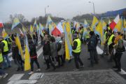 Protest w Czarnowąsach i Sławicach przeciwko powiększeniu Opola
