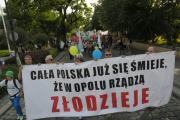 Protest przeciw powiększeniu Opola