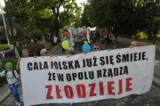 Protest przeciw powiększeniu Opola