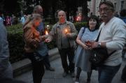 "Łańcuch Świetlny" - Protest przed Sądem Okręgowym w Opolu 