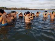 Mikołajkowe Morsowanie na Kąpielisku Bolko w Opolu