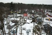 Jezioro Turawskie skute lodem 
