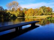 Park na Wyspie Bolko w Jesiennej Odsłonie