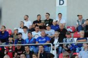 Kibice podczas meczu Odra Opole : Jagiellonia Białystok