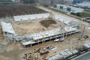 Rośnie Stadion Opolski. Widać już budynek klubowy