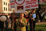 Demonstracja - Opolanie solidarni z Tybetem