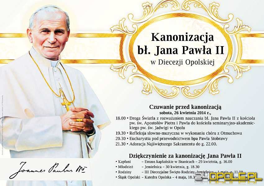Apel Z Okazji Kanonizacji Jana Pawła Ii Obchody kanonizacji papieża Jana Pawła II - Wiadomości