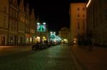 Opolski rynek nocą