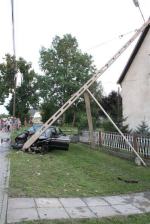 Uderzył w latarnię