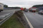 Wypadek ciężarówki na A4 /video/