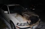Pożar osobowego Volvo