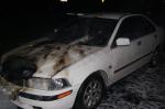 Pożar osobowego Volvo
