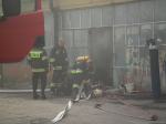 Pożar hali na Oleskiej