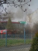 Pożar hali na Oleskiej