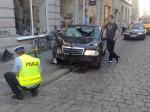 Potrącił trzy osoby na chodniku