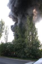 Pożar przy ul. Armii Krajowej