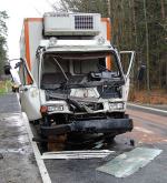 Kierowca ciężarówki zginął w wypadku