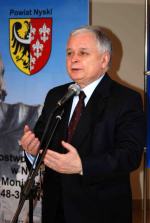 Lech Kaczyński gościł w Nysie