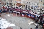Kibice Odry Opole manifestowali pod Ratuszem