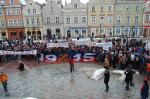 Kibice Odry Opole manifestowali pod Ratuszem