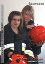 Kalendarz z opolskimi strażaczkami