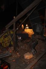 Dwie stodoły zawaliły się w Łosiowie