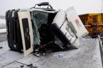 Wypadek ciężarówki na A4, kierowca zginął