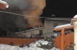 Pożar budynku w Skarbiszowie