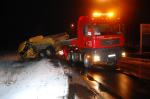 Wypadek transportu ponadgabarytowego
