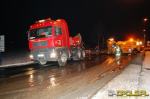 Wypadek transportu ponadgabarytowego
