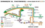 Od poniedziałku ul. Piastowska zamknięta 