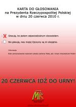 Idź do urny - przekonują Młodzi Konserwatyści