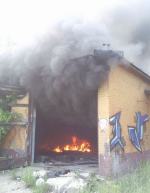 Pożar na ul. Niemodlińskiej