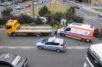 Wypadek na rondzie w Opolu