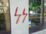Antysemickie i nazistowskie treści na murach