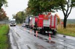 Zderzenie dwóch samochodów strażackich