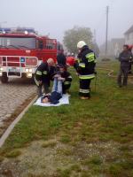 Trzy osoby poszkodowane w pożarze domu