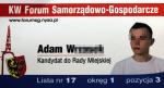 Kandydat na radnego na izbie wytrzeźwień