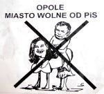 Anty PiS-owskie plakaty w Opolu