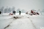 Helikopter rozbił się na polu